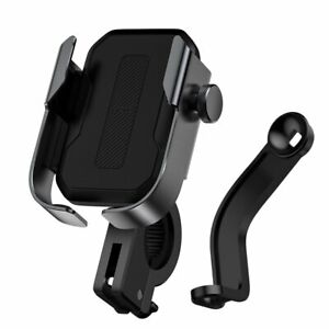 Baseus Alloy Material Motorcycle Bicycle Holder - Black