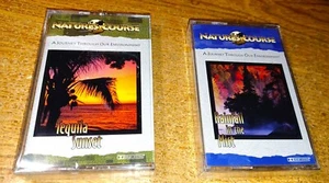 Nature's Course Cassettes Rainfall in Mist & Tequila Sunset Sealed New Relaxing - Picture 1 of 3