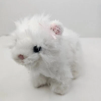 Ganz Webkinz Persian Cat Plush White Blue Eyes Kitty Stuffed Animal Toy NO CODE - Image 1 of 4