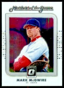 2016 DONRUSS OPTIC MASTERS OF THE GAME #MG7 MARK MCGWIRE 