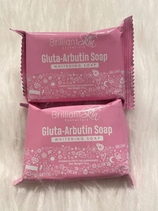 2 Stück Brilliant Skin EssentialsGluta - Arbutin Seife 135g (🇺🇸 Verkäufer) - Bild 1 von 4