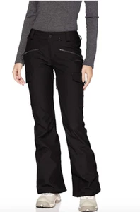 Volcom Damen Mira Stretch Slim Fit Ski Snowboard Schneehose schwarz Small NEU - Bild 1 von 4