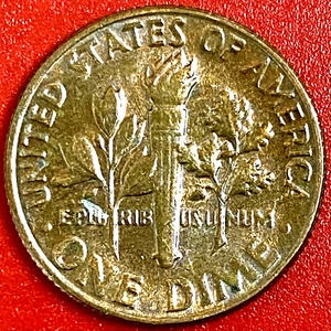 1979-D ROOSEVELT DIME MISSING REV CLAD LAYER ERROR, 1.9 GRAMS - Picture 1 of 2