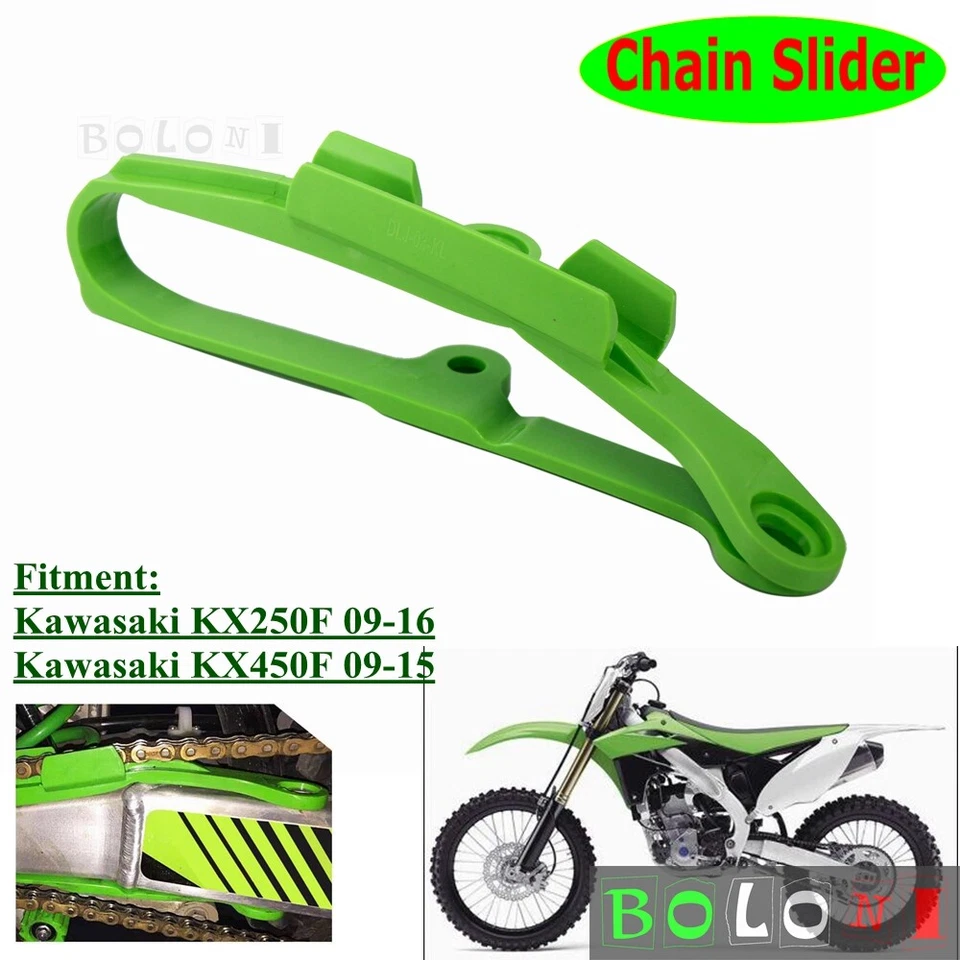 Ползунок направляющий цепи поворотного рычага для мотоцикла Kawasaki KX250F KX450F 09-16  - Изображение 1 из 4