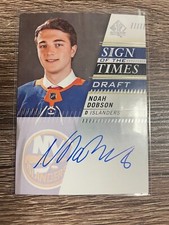 NOAH DOBSON 2019-20 SP Authentic Sign Of The Times Draft