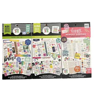The Happy Planner Me & My Big Ideas Aufkleber GLAUBE LEHRER TERMINE FERIEN Set - Bild 1 von 6