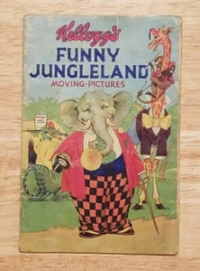 Folleto publicitario vintage de imágenes en movimiento de Kellogg's Funny Jungleland de 1932 - Imagen 1 de 11