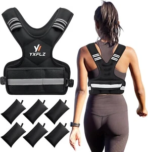 PROIRON Adjustable Weighted Vest 20kg 20 Weight Packs Jacket Men Women with Refl - Picture 1 of 7