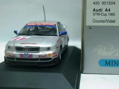 WOW EXTREMADAMENTE RARO Audi A4 Quattro #4 Vidali Zolder STW 1995 1:43 Minichamps-RS4 Foto 1 de 3