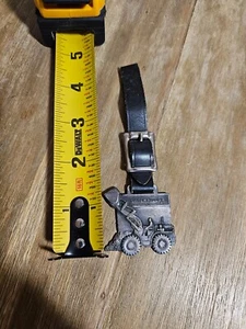 Caterpillar Wheel Loader Watch Fob Pocket Vtg HIGHWAY EQUIPMENT CO CINCINNATI OH - Picture 1 of 2
