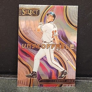 Chipper Jones 2023 Panini Select Baseball Unstoppable Insert