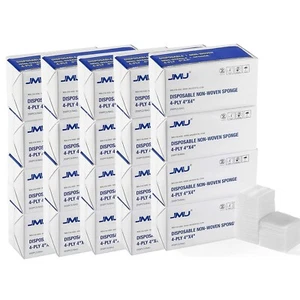All-Purpose 4000-Pack Medical Gauze Pads - Soft & Gentle Wound Care Sponges - Picture 1 of 10