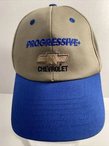 Neu Progressive Chevrolet Mütze/Kappe verstellbar K-Produkte blau kostenloser Versand - Bild 1 von 8