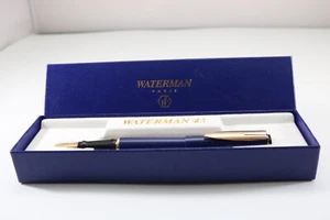 Vintage Waterman Reflex dunkelblau Medium Füllfederhalter (Gehäuse & Mine) - Bild 1 von 12