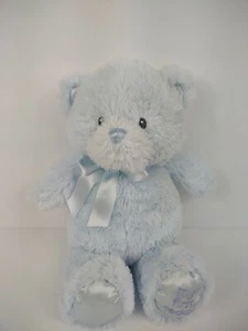 Baby Gund My First Teddy Bear Plush Blue Stuffed Animal Baby Toy 11" tall - Picture 1 of 7