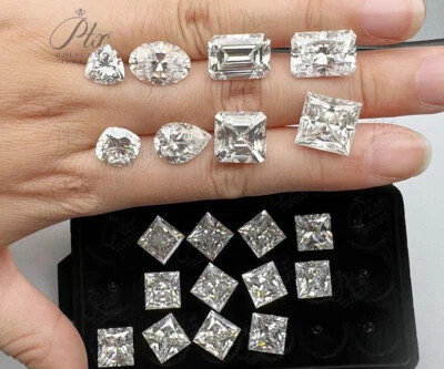 0.1-10ct Piedra Brillante Suelta Moissanita VVS1 D Color Multi Corte Certificado GRA Foto 1 de 4