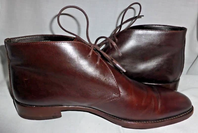 ERMENEGILDO ZEGNA MEN BROWN LEATHER LACE UP ANKLE BOOT SIZE UK 9 EU 43 US 10 VGC - Image 1 of 4