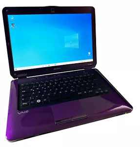 Sony Vaio Lila VGN-CS31S, Core Duo, 4 GB, 256 GB unità di memoria a stato solido, Nvidia 9300M, Windows 10 Home - Foto 1 di 4