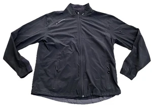 Brooks Men's Black Full Zip Windbreaker Jacket L - Picture 1 of 10