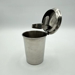 Stinkender Zigarren Auto Aschenbecher Sammlerstück Edelstahl - Bild 1 von 11