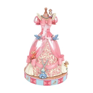 Disney Traditions Collection by Jim Shore Cinderella Pink Dress Musical Figur... - Picture 1 of 7