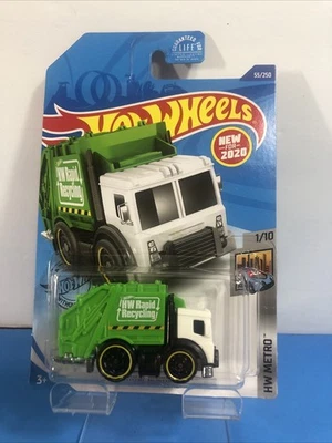 Camión fundido a presión Total Disposal verde reciclaje rápido Hot Wheels Metro nuevo 2020 nuevo Foto 1 de 3