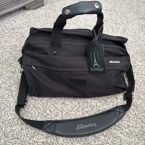 Travelpro Platinum 3 Black Ballistic Nylon 16" Duffle Bag w/ Shoulder Strap - Picture 1 of 18