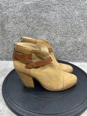 Botas Rag & Bone para mujer talla 41 EU 10.5 US Harrow botín de cuero camel Foto 1 de 4