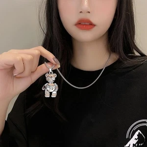 New high-end trendy cartoon-style draped sweater decorative necklace - Picture 1 of 3
