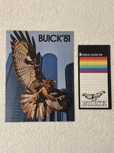 Original 1981 Buick Neuwagen Verkaufsprospekt und Außenfarbanzeigenkataloge - Bild 1 von 17