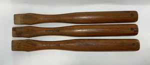Set of 3 Craftsman 15.5" Hickory Replacement Hammer Handles USA - Picture 1 of 5