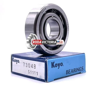 Koyo MADE IN JAPAN 7304B Angular contact ball bearing, 20x52x15 mm - Picture 1 of 6