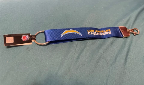 Los Angeles Chargers Wristlet Keystrap Small Lanyard NFL Cover