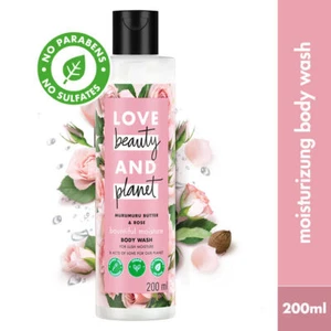 Love Beauty & Planet Natural Murumuru Butter and Rose Sulfate Free Body Wash - Picture 1 of 3