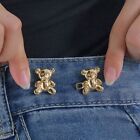Bear Clips for Pants Jean Buttons Pins for Loose Jeans No Sew and Adjustable