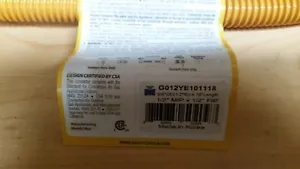 Brasscraft G012YE101118 1/2" MIP X 1/2" FIP SS Gasgeräteanschluss - Bild 1 von 2