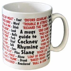 Cockney Dialect Translator Ceramic Coffee Mug - can be personalised - Picture 1 of 5