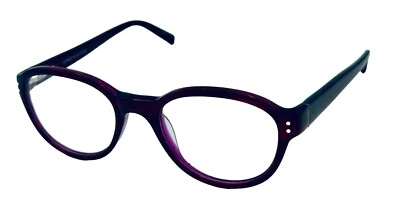 Marco cuadrado suave de plástico Jones New York para hombre J752 marrón púrpura 49 mm Foto 1 de 4