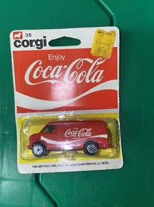 Coca-Cola Delivery Van Corgi 36 Mettoy Vintage 1978. Diecast - Picture 1 of 6