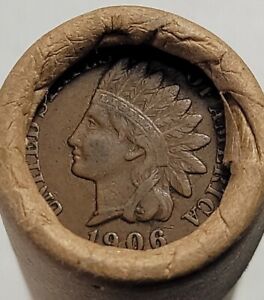 Unsearched Old Estate Wheat Penny Roll Indian Head Vintage Coin 