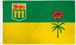 Saskatchewan Flag 3x5ft House Flag Canadian Province Flag Sask Flag - Picture 1 of 2