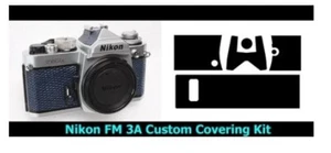 Camera Replacement Skin Cover Leather w/Video inst【Nikon FM3A】JAPAN - Picture 1 of 3