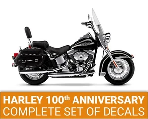 Harley Davidson 100th Anniversary Softail decals stripes full set # 103 - Picture 1 of 9