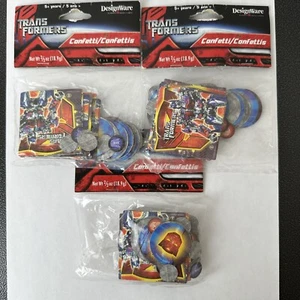 Lot Of 3 Packs NEW 2008 Hasbro Transformers Confetti 2/3oz - Picture 1 of 7