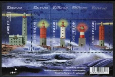 Finland - "LIGHTHOUSE ~ LIGHTHOUSES" Unique Glow-in-the-Dark MS 2003 - Image 1 of 4
