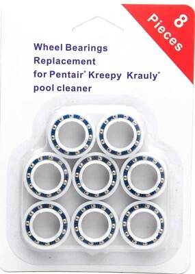 POOL SUPPLY TOWN 8 PK Letro Legend Platinum Pool Cleaner Wheel Bearing EC60 Replacement