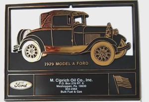  Calendarios publicitarios Ford Modelo A 1929 y Ford 1908  - Imagen 1 de 6