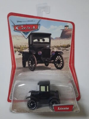 CARS LIZZIE Disney Pixar Cars Desert  logo ford mattel 16c raro 1:55  maclama - Immagine 1 di 4