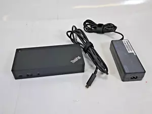 Lenovo ThinkPad USB-C Docking Station WITH 90W AC Adapter - Picture 1 of 5
