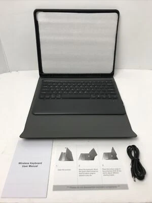 Jelly Comb Black Backlit Portable Slim With Carry Case Wireless keyboard - Image 1 of 4